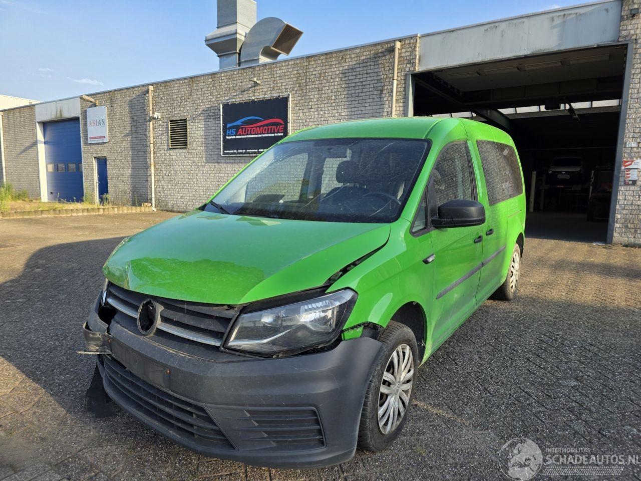 Volkswagen Caddy maxi 2.0TDI 5-Pers. Leder Navi Camera Pdc 2xsch.deuren Cruiseconstrole Trekhaak 75KW/102PK