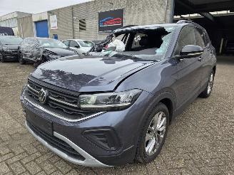 Damaged car Volkswagen T-Cross TSI DSG Virtual Navi Led Inpark.hulp Acc Lane-Assist Stoelverw. Sfeerverl. Trekhaak 85KW/116PK 2025/4