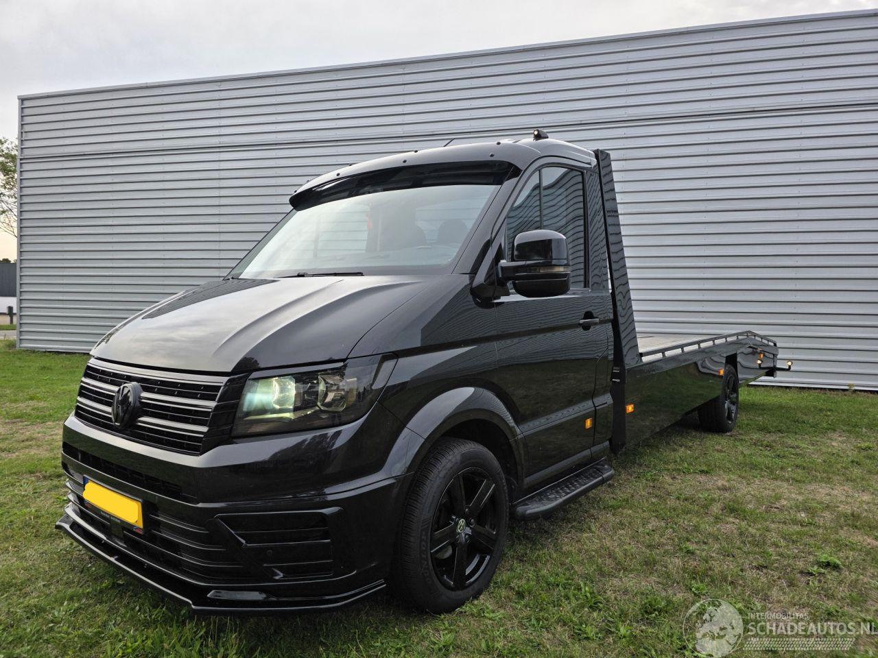 Volkswagen Crafter Oprijwagen 1413KG-Laadvermogen (Hulp)Luchtvering Led CruiseControle CarPlay Voorruitverw. Trekhaak Lier EURO6