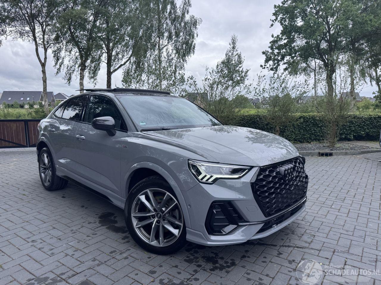 Audi Q3 Audi Q3 Sportback 45TFSIe S line PANO Carbon Ambiance Nardo Grey!