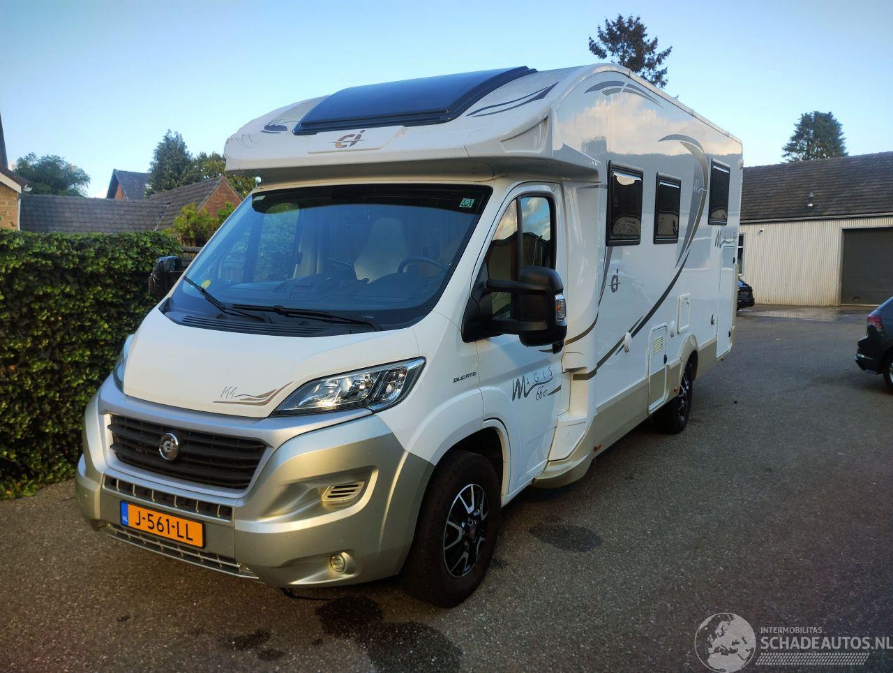 CI  Magis 66 XT Fiat Ducato 2.3 MultiJet 130 pk – Euro 6 – 5 zitplaatsen – 7,43 m