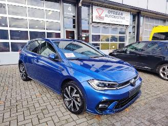 krockskadad bil auto Volkswagen Polo 3x R-line DSG 110PK! IQ light Camera 2022/6