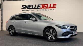 Damaged car Mercedes C-klasse C 300 E LUXURY LINE |PANO|BURMEISTER|MEMORY SEATS| TREKHAAK|360 CAM| 2022/10