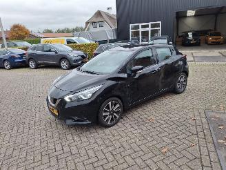 skadebil auto Nissan Micra 1.0i  73pk  airco 2019/6