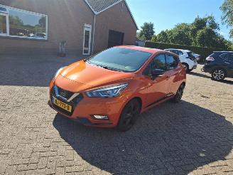 krockskadad bil auto Nissan Micra 0.9 acenta   66kw  clima navi 2017/11