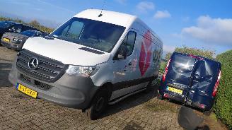 uszkodzony samochody ciężarowe Mercedes Sprinter 315 cdi lang lang  hoog automaat 150pk 2024/5