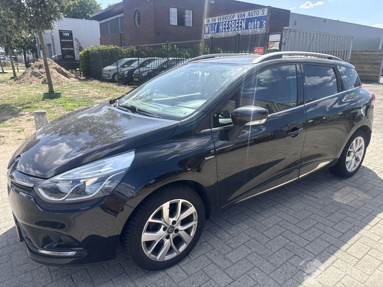 Renault Clio 0.9 LIMITED LICHTE ZIJSCHADE! BOUWJAAR 2018 103945 KM 4999 EURO