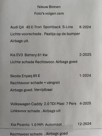 Schadeauto Audi Q4 E-Tron 45E Sportback S-Line 2024/8