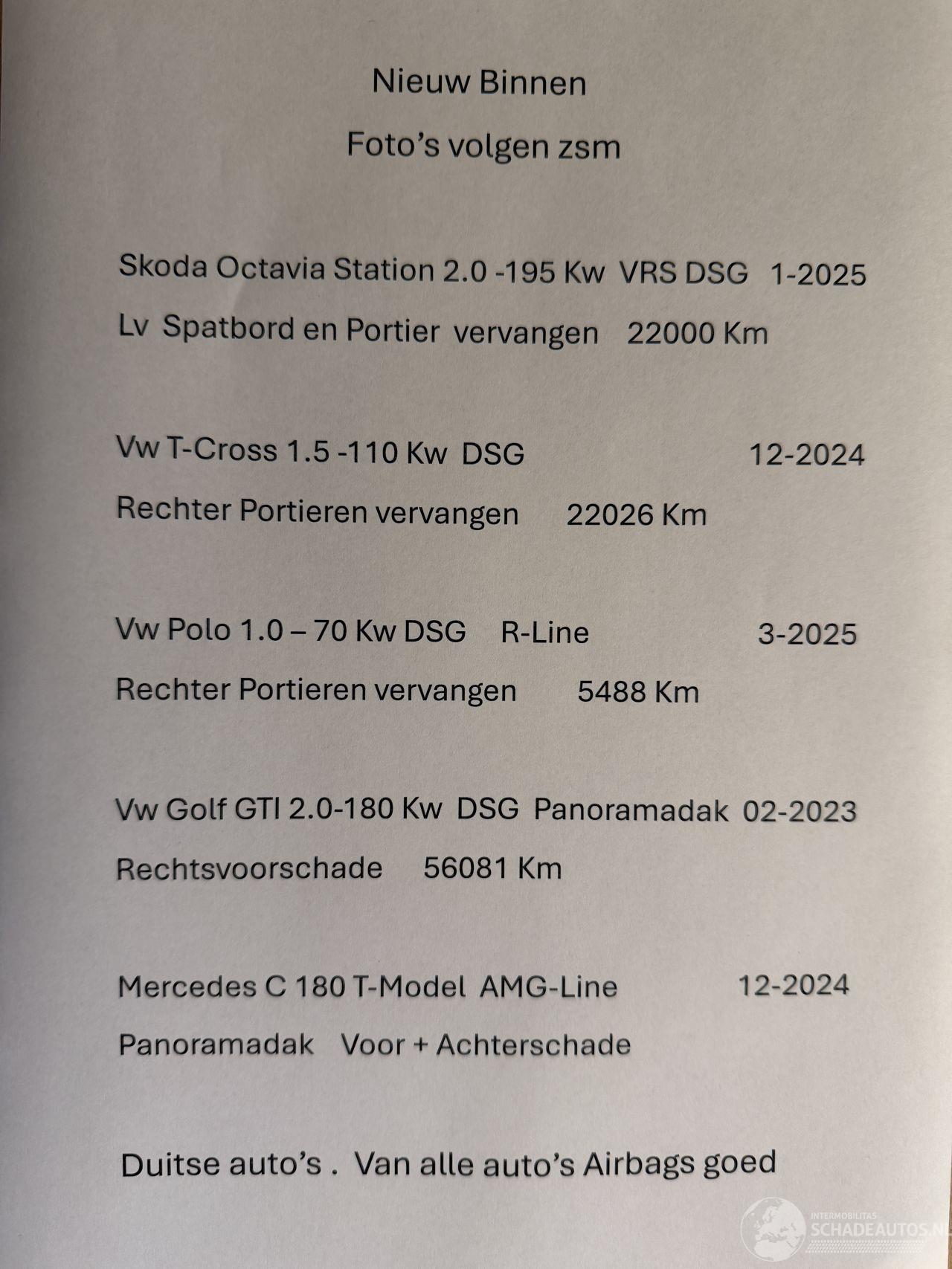 Skoda Octavia 2.0 - 195 Kw DSG VRS Kombi
