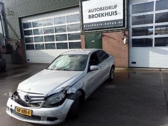 Salvage car Mercedes C-klasse C (W204), Sedan, 2007 / 2014 2.2 C-200 CDI 16V 2008/11