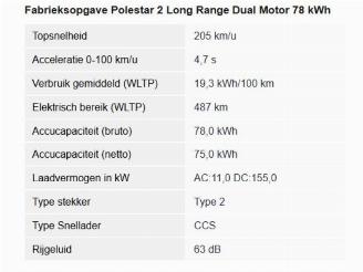 Polestar 2 Polestar 2, Liftback, 2019 78kWh Long Range Dual Motor picture 31