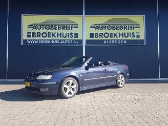 Vaurioauto  passenger cars Saab 9-3 Cabrio 1.8t Linear 2005/7