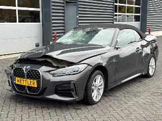 uszkodzony samochody osobowe BMW 4-serie M440i xDrive 48V 3.0 Turbo 24V Cabrio  Elektrisch Benzine 2.998cc 275kW (374pk) 4x4 2023/4