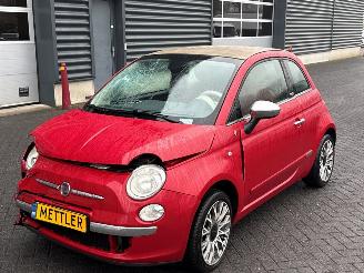 skadebil auto Fiat 500 1.2 69 Cabrio  Benzine 1.242cc 51kW (69pk) FWD 2010/6