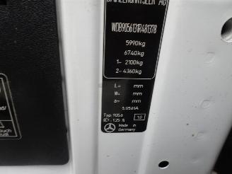 Mercedes  905.6 maxi xxxxl bakwagen met laadklep top staat 144938 km !! picture 34