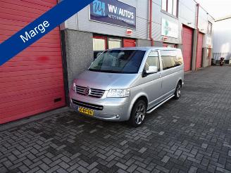 danneggiata veicoli commerciali Volkswagen Transporter 2.5 TDI 300 Budgetline DC LET O P MOTOR LOOPT NIET 100% 2004/6