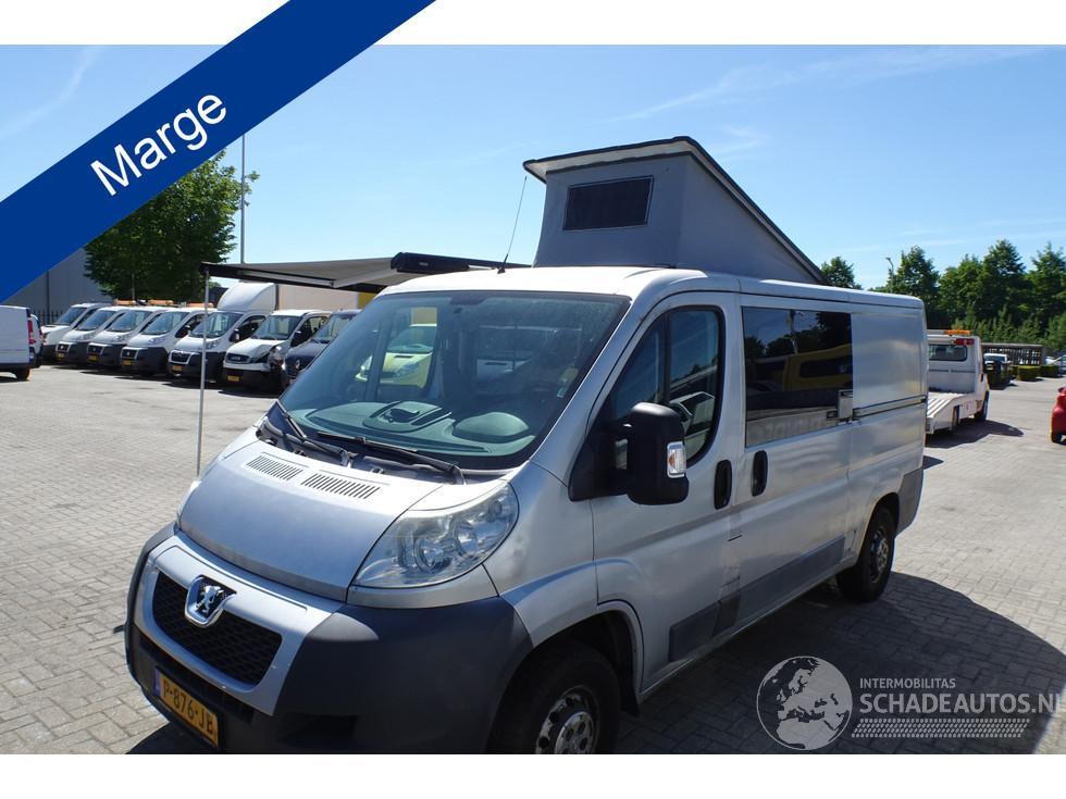 Peugeot Boxer peugeot boxer buscamper met hefdak draai stoel 2 x schuifdeur clima