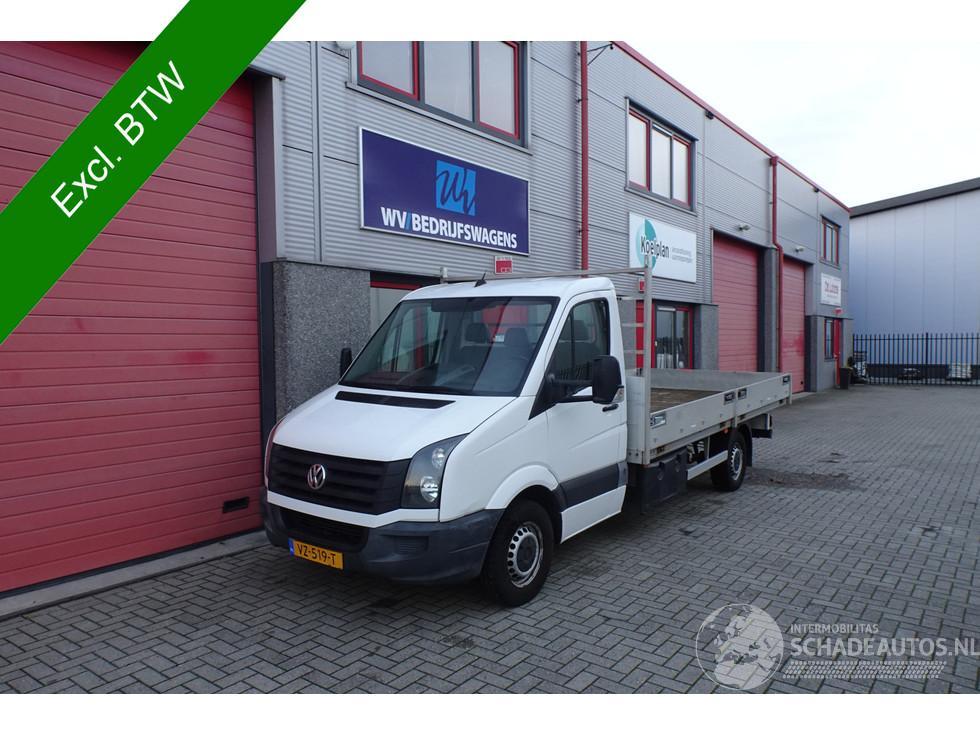 Volkswagen Crafter 50 2.0 TDI L3H1 openlaadbak 3 zits airco 3500 kg trekhaak gewicht