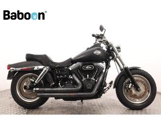 damaged motor cycles Harley-Davidson  FXDF Dyna Fat bob 2013/1