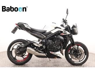 damaged motor cycles Triumph Street Triple R 2023/10