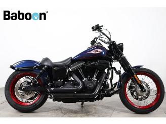 dañado motos Harley-Davidson  FXDBA Dyna Street Bob 103 2013/7