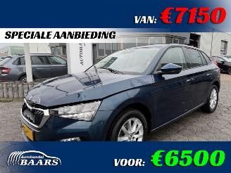 damaged passenger cars Skoda Scala 1.0 TSI Ambition 2021/2