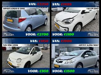 krockskadad bil auto Fiat 500 1.2 2008/9