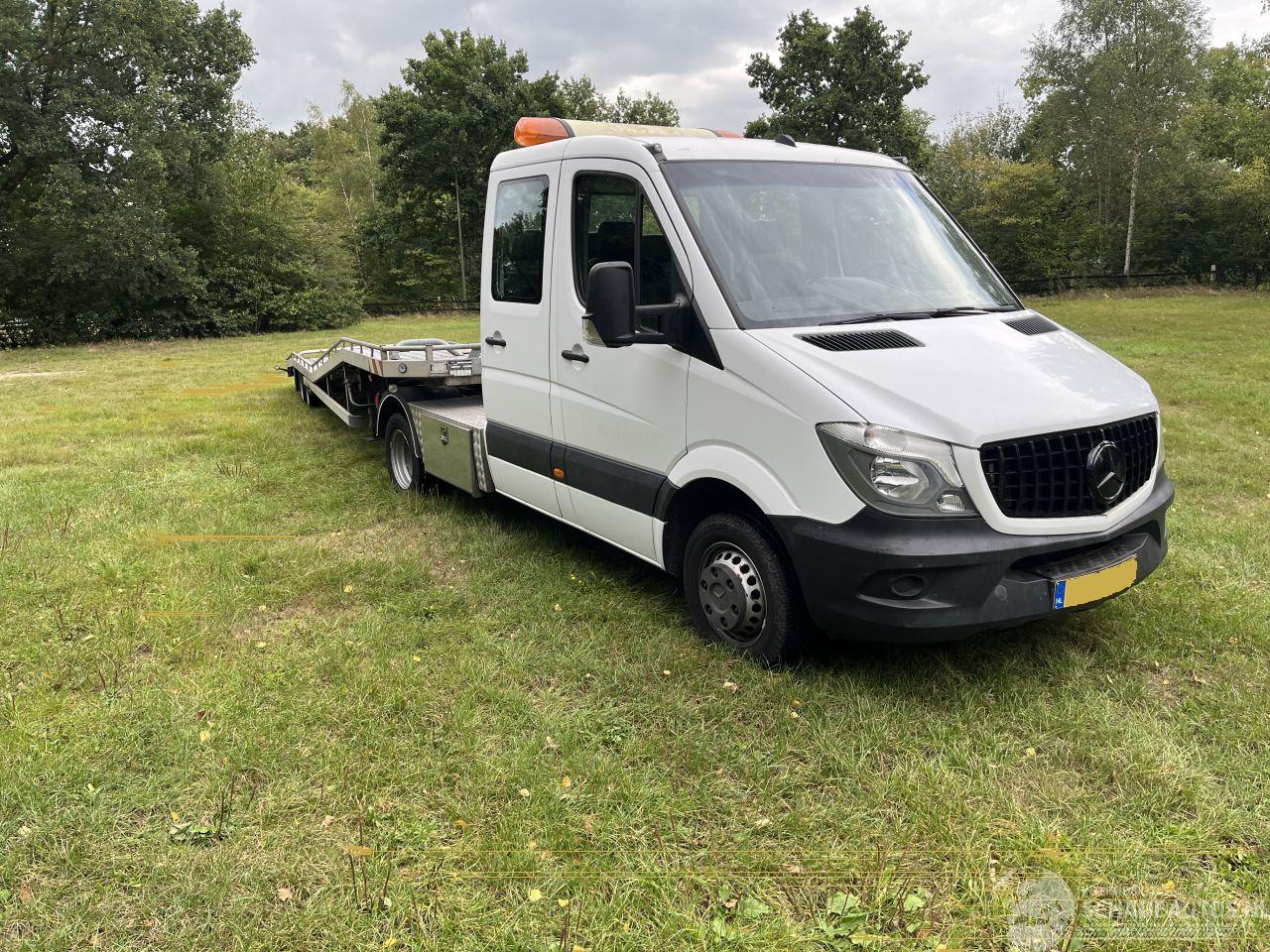 Mercedes Sprinter 519 DUBBEL CABINNE MET OPLEGGER AUTOTRANSPORTER