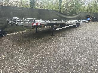 krockskadad bil aanhanger -  Doornwaard. oplegger autotransport. 2007/6