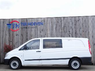 krockskadad bil auto Mercedes Vito 109 CDi Extralang Dubbele Cabine 6-Persoons 70KW Euro 4 2008/2