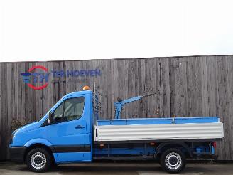 Vaurioauto  passenger cars Volkswagen Crafter 2.0 TDi Open Laadbak Kraan Airco Cruise 120KW Euro 5 2013/10