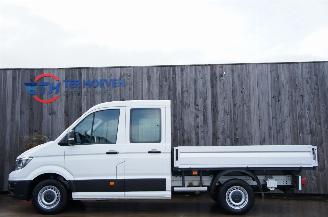 Schadeauto Volkswagen Crafter 2.0 TDi Dubbele Cabine Open Laadklep Airco Cruise Camera 75KW Euro 6 2019/8