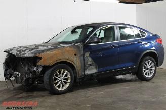 rozbiórka samochody osobowe BMW X4 xDrive20d 4x4 Automaat Lichtmetaal Navi Cruise Leder Trekhaak Elek. Flippers 2015/2