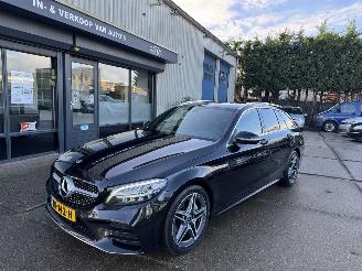krockskadad bil auto Mercedes C-klasse C180 115KW AUTOMAAT AMG LINE 2018/9