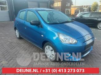 rozbiórka samochody osobowe Mitsubishi Space-star Space Star (A0), Hatchback, 2012 1.0 12V 2014/6