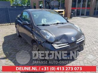krockskadad bil auto Nissan Micra Micra C+C (K12), Cabrio, 2005 / 2010 1.6 16V 2008/5