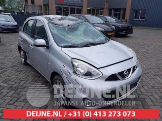 krockskadad bil auto Nissan Micra Micra (K13), Hatchback, 2010 / 2016 1.2 12V DIG-S 2014/10