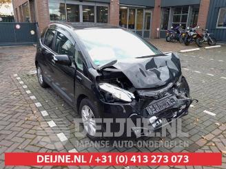 Coche siniestrado Honda Jazz Jazz (GE6/GE8/GG/GP), Hatchback, 2008 / 2015 1.3 VTEC 16V Hybrid 2014/12