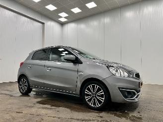 uszkodzony samochody osobowe Mitsubishi Space-star 1.0 Intense Airco 2016/4