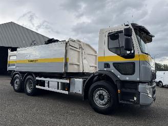 Schade vrachtwagen Volvo FE Autom. 6x2 HIAB Kraan Kipper 3-Zijdig 2018/10