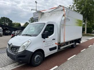 krockskadad bil bedrijf Renault Master 2.3 DCI 96KW KOFFER LAADKLEP LBW KLIMA AIRCO 2018/12