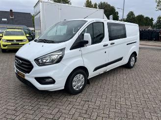 krockskadad bil bedrijf Ford Transit Custom 2.0 TDCI 96KW L2H1 DC LANG AIRCO KLIMA EURO6 2022/6