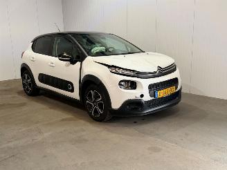 krockskadad bil auto Citroën C3 1.2 Vti 12V PureTech Hatchback  Benzine 1.199cc 61kW (83pk) FWD 2020/2