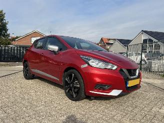 krockskadad bil auto Nissan Micra 1.0L Acenta | 61.457 KM! 2017/12