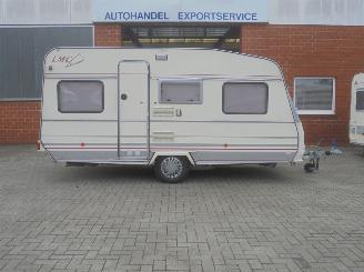 Schade caravan LMC  Europa 450, Voortent, cassette toilet 1994/6