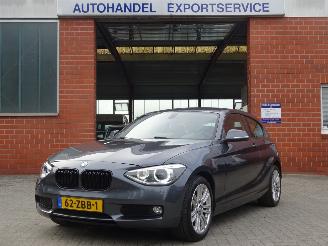 Unfallwagen BMW 1-serie Business+, 220 pk , Navi, Airco, Cruise control, Leer 2012/9