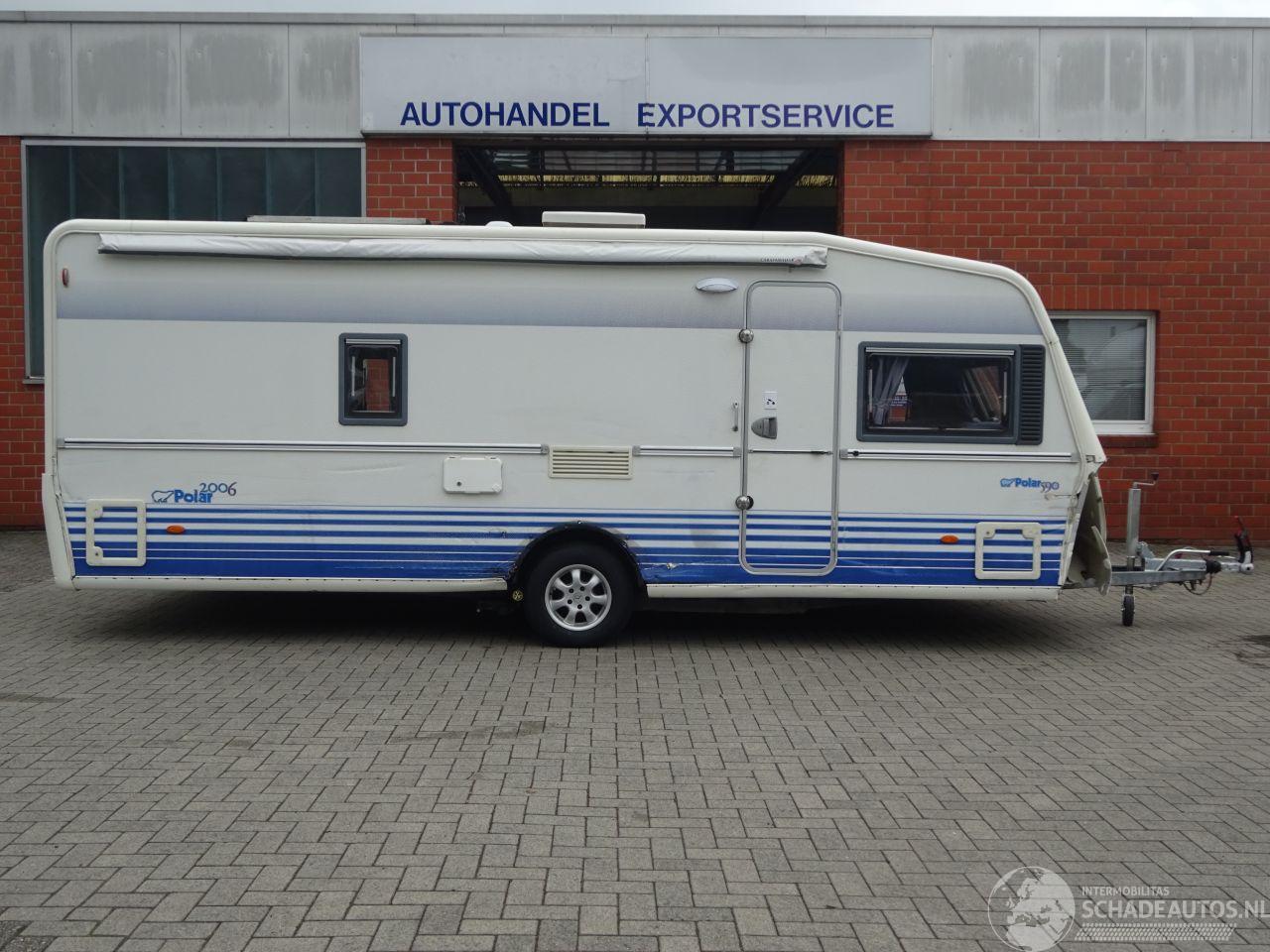 Polar  590 wintercaravan, Zonnepanelen, Ringverw. op warm water, Douche, Mover