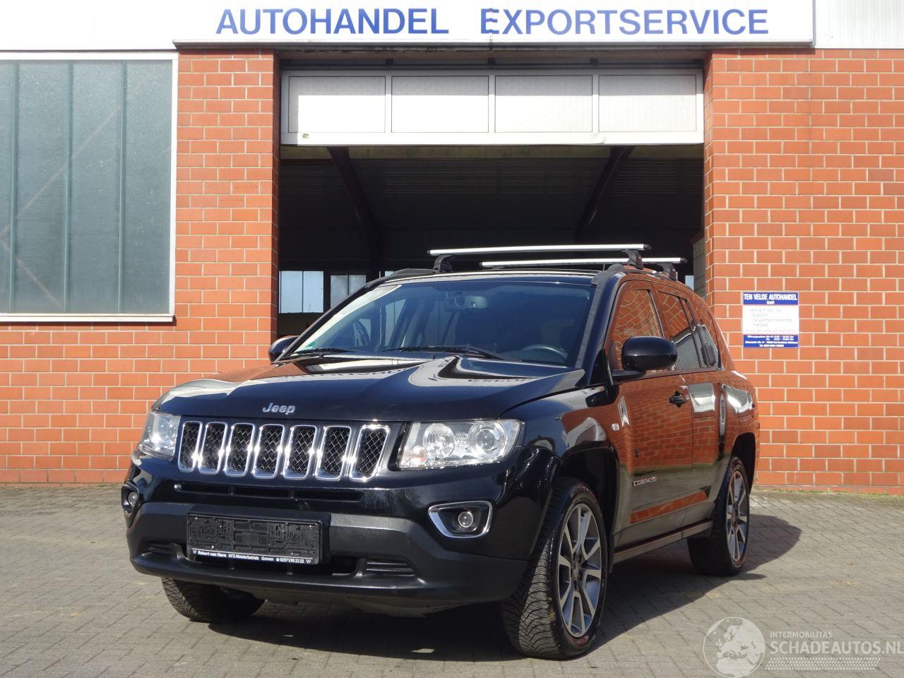 Jeep Compass Limited 2.2 CRD 4x4 120kw, Leer, Airco, Trekhaak, Cruise, Stoelverw