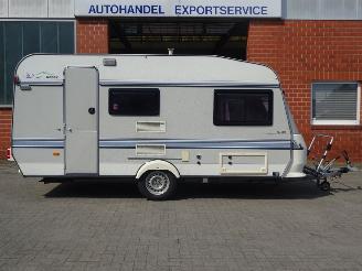 dañado caravana Hobby  440 Classic, Toilet, kachel, koelkast, voortent 1993/10