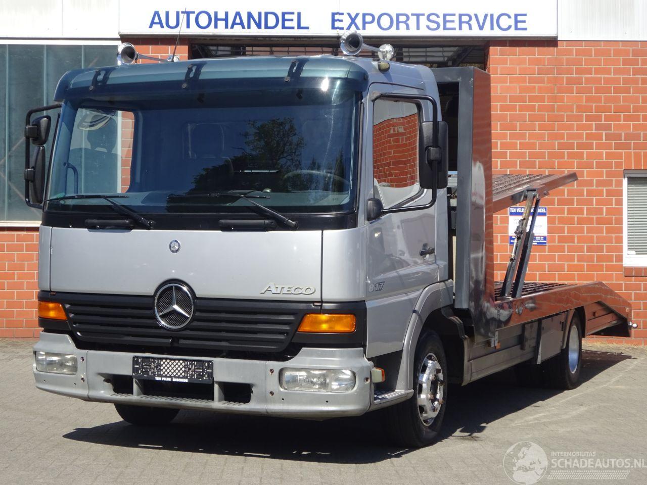 Mercedes Atego 817 Autotransporter 2 lader, Leer, Alcoa, Lier
